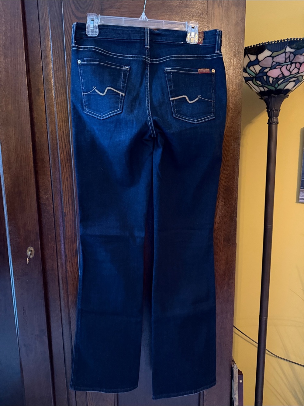 7 for all mankind Dark Blue “Kimmie” Bootcut High Rise Jeans
